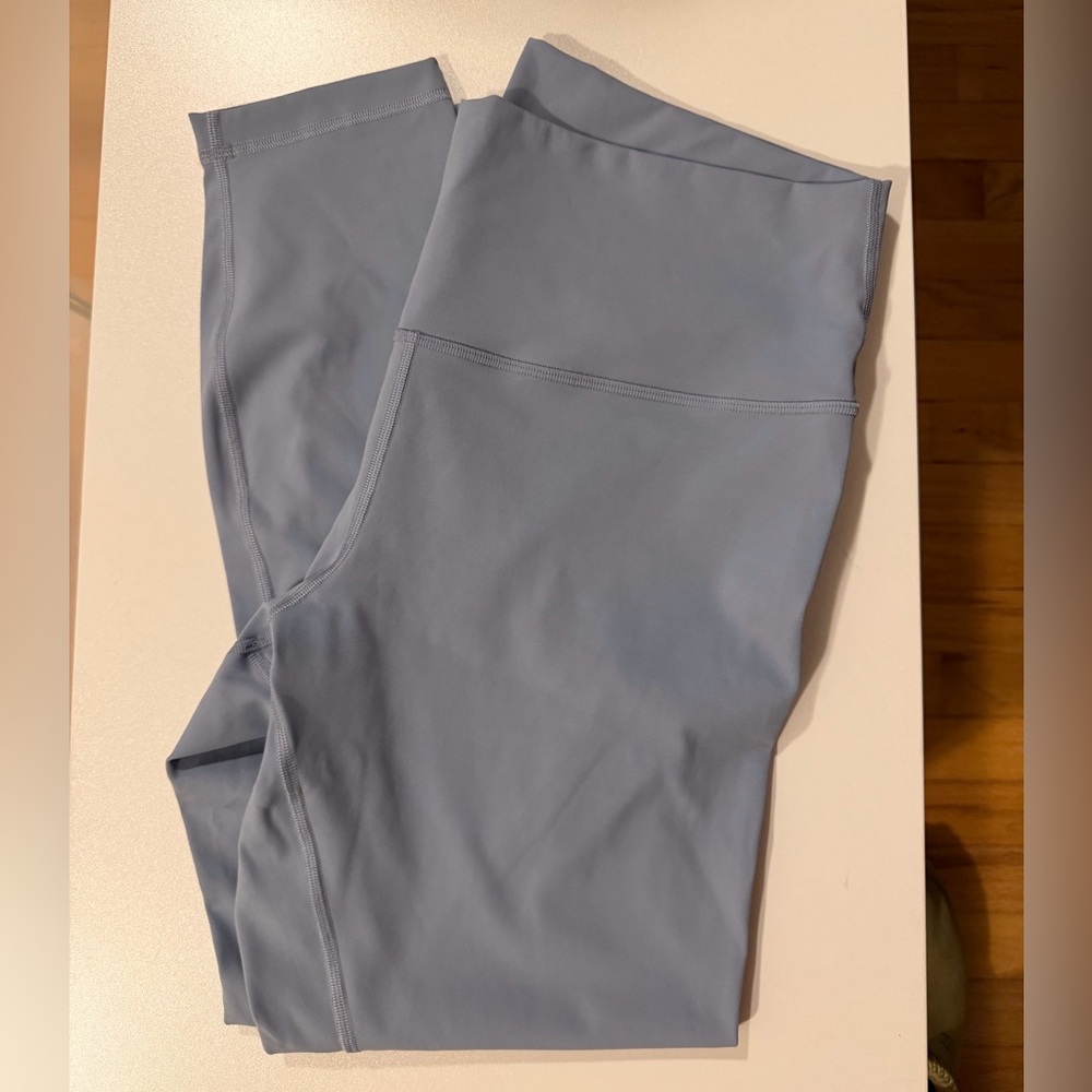 lululemon athletica Light Blue Gray Performance Leggings